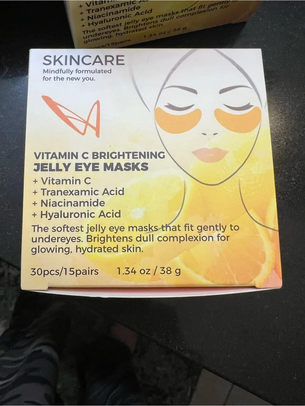 3 Box Bundle. Vitamin C Brightening Jelly Eye Masks — New In Boxes.